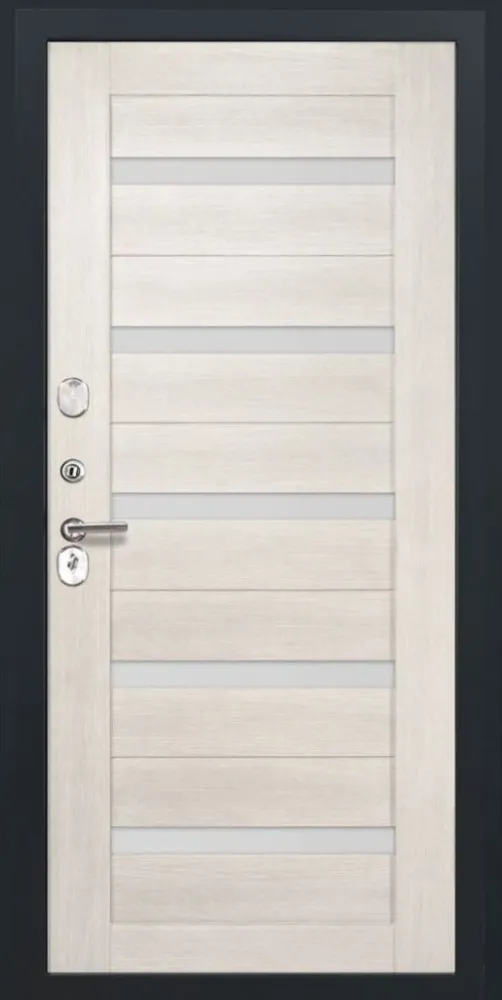Товар Дверь ДвериПРО Л-43 СБ-1 (ст. белое, 16мм, Беленый дуб) DPRO228114